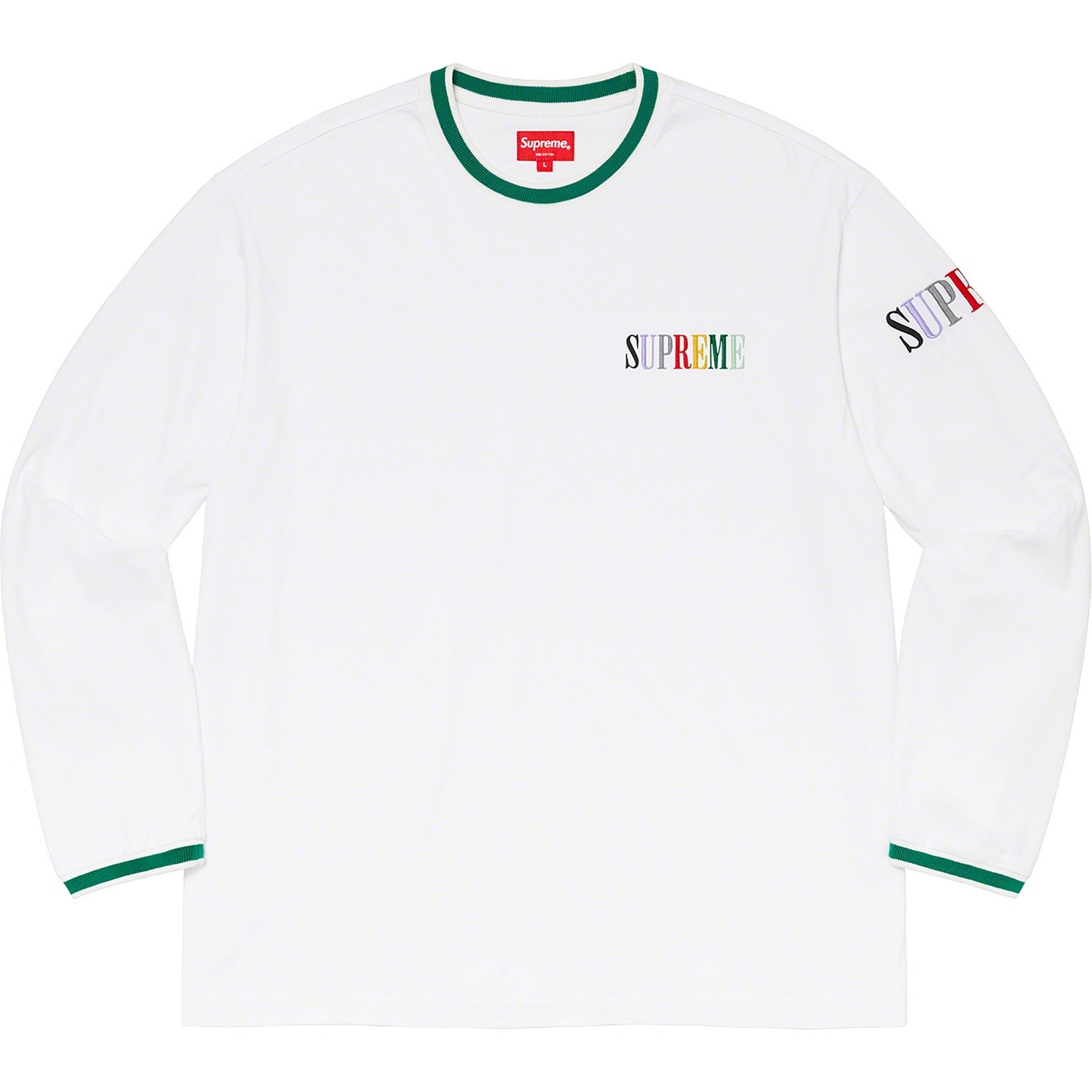 Multi Color Logo L/S Top view 10